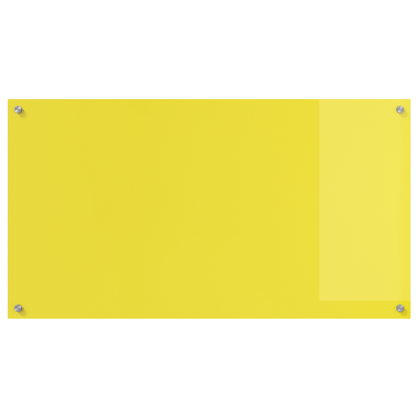 vidaXL Πλαίσιο Κουζίνας Κίτρινο 110x60x0,6 εκ Γυαλί Θερμαινόμενο