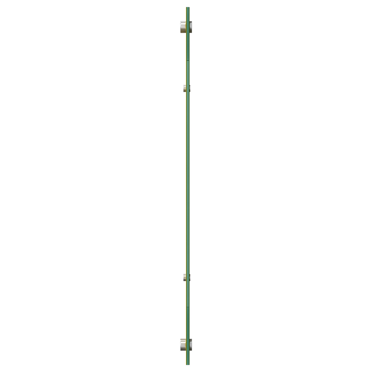 vidaXL Πλάτη Κουζίνας Κίτρινο 120x60x0,6 εκ. Θερμοσκληρυνμένο Γυαλί