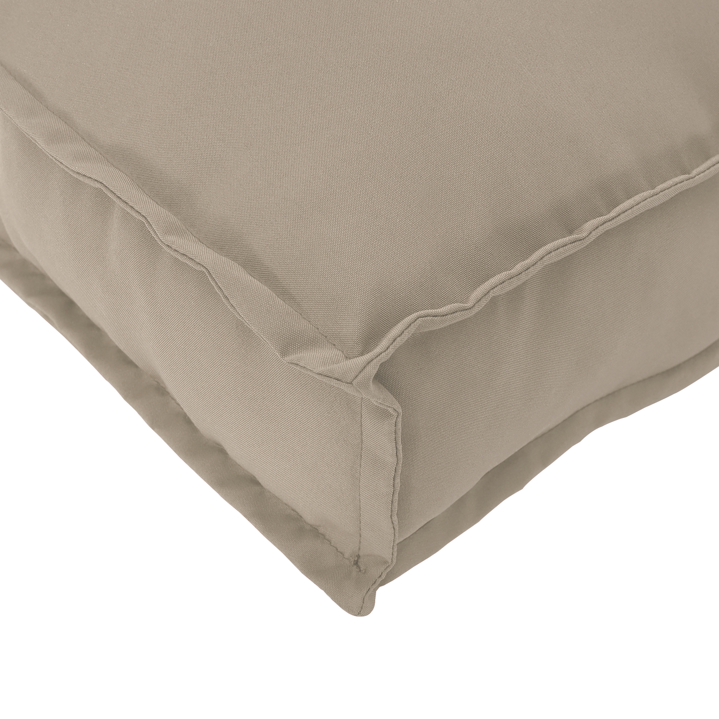 vidaXL Μαξιλάρι παλέτας για κάθισμα Taupe 120 x 80 x 12 cm