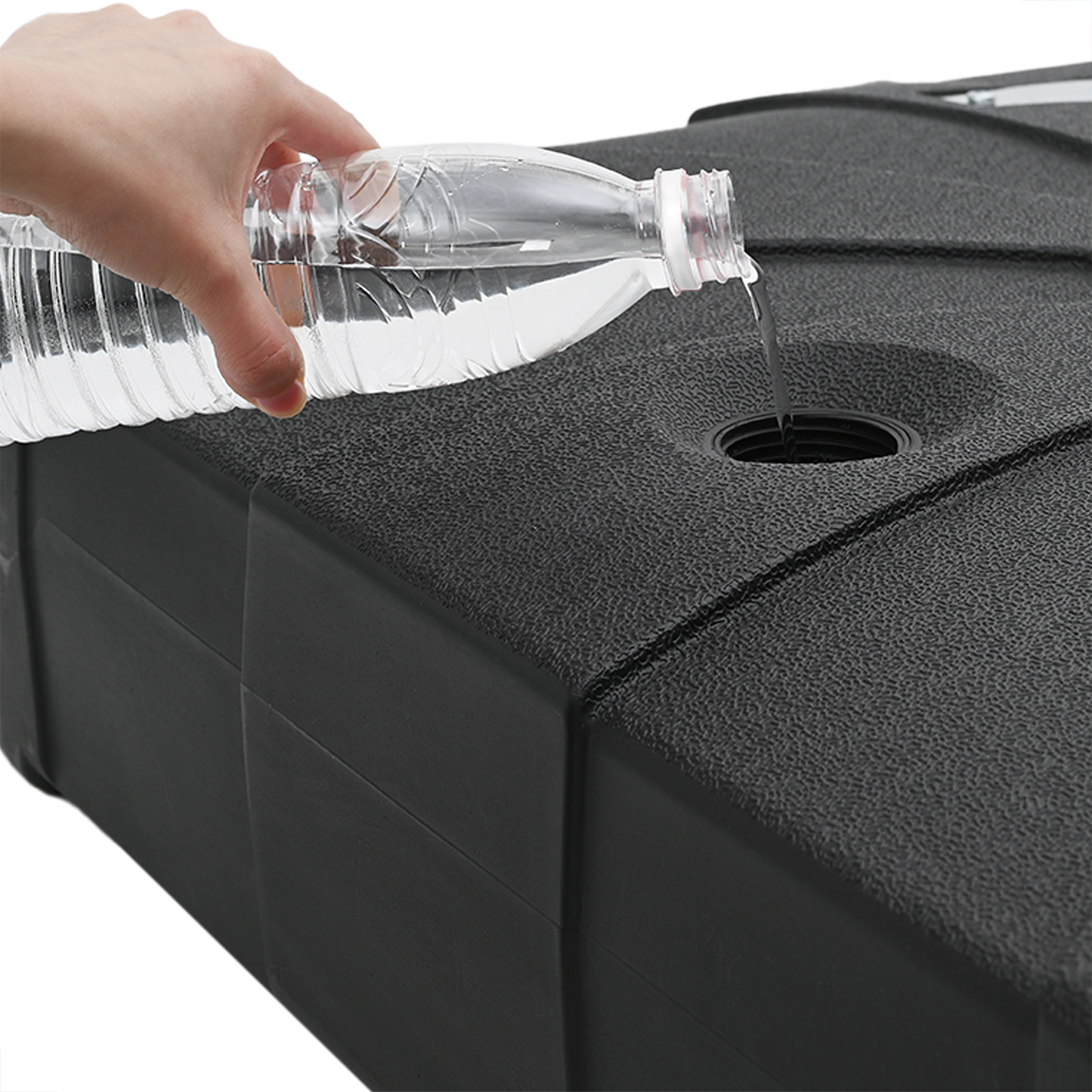 vidaXL Σετ Βάσης Ανεμογεννήτριας 2 pcs Μαύρο 88 x 88 x 19 εκ. Πλαστικό
