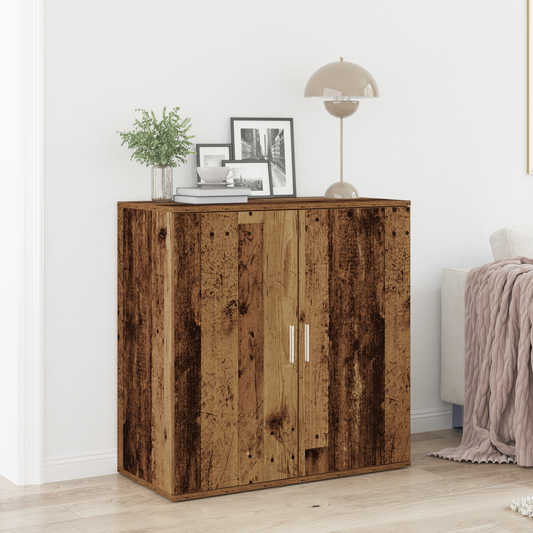 vidaXL Πλαϊνό γραφείο Παλιό ξύλο 79 x 38 x 80 εκ. Επεξεργασμένο Ξύλο