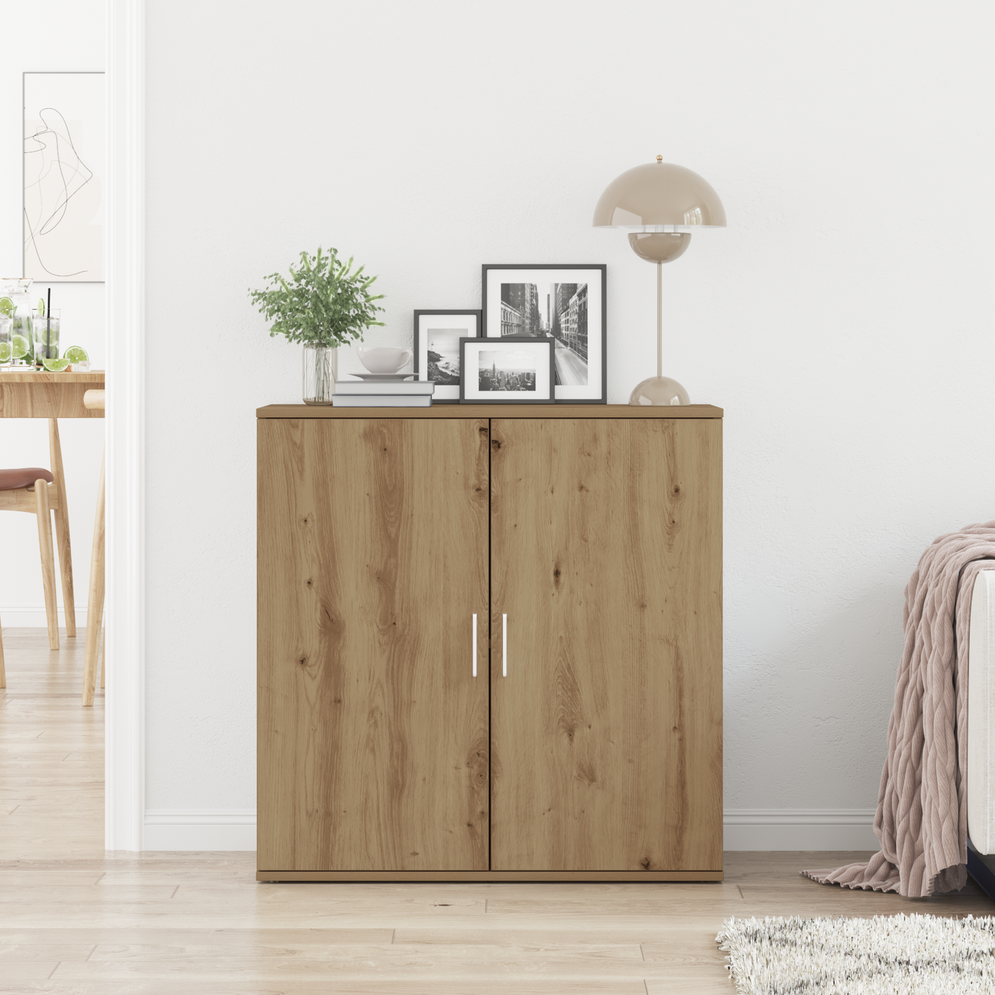 vidaXL Πλαϊνό γραφείο Artisan Oak 79 x 38 x 80 εκ. Επεξεργασμένο Ξύλο