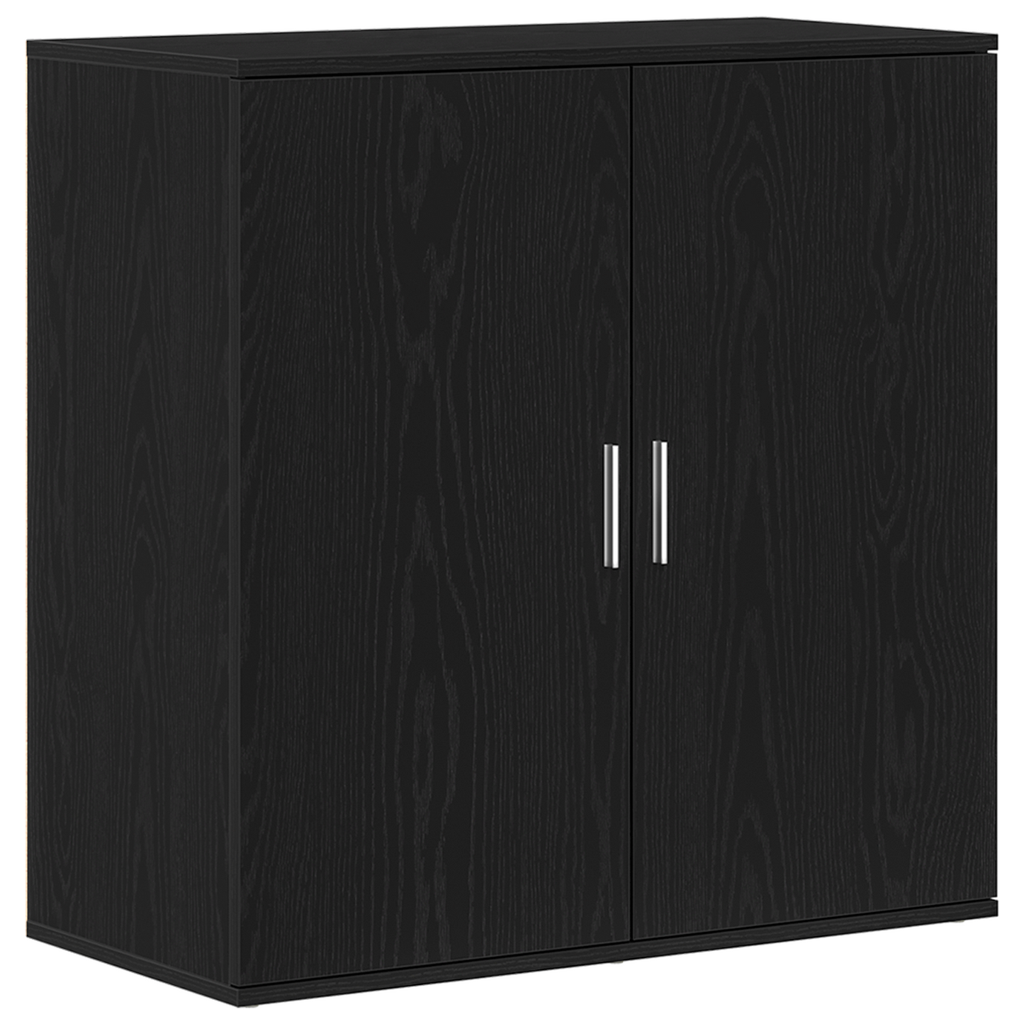 vidaXL Πλαϊνό γραφείο Μαύρη Οξυά 79 x 38 x 80 εκ. Επεξεργασμένο Ξύλο