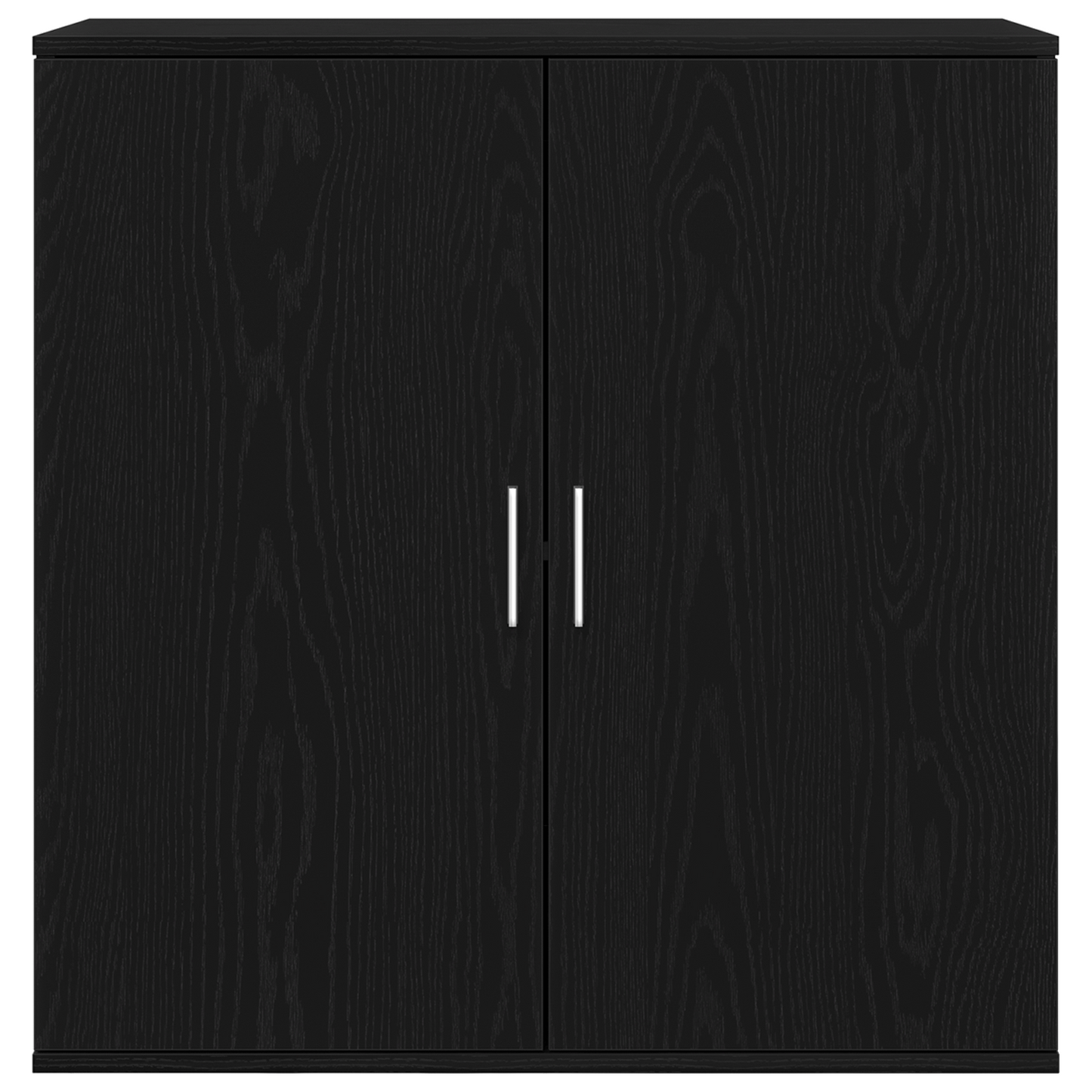 vidaXL Πλαϊνό γραφείο Μαύρη Οξυά 79 x 38 x 80 εκ. Επεξεργασμένο Ξύλο