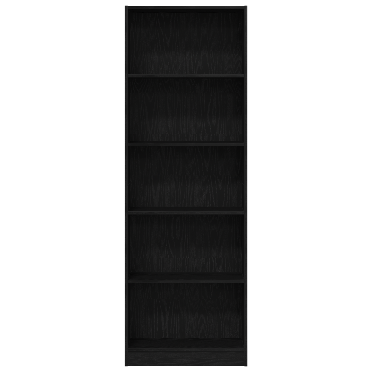 vidaXL Ράφι Βιβλίων 60 x 24 x 176 εκ Επεξεργασμένο Ξύλο Μαύρη Οξυά