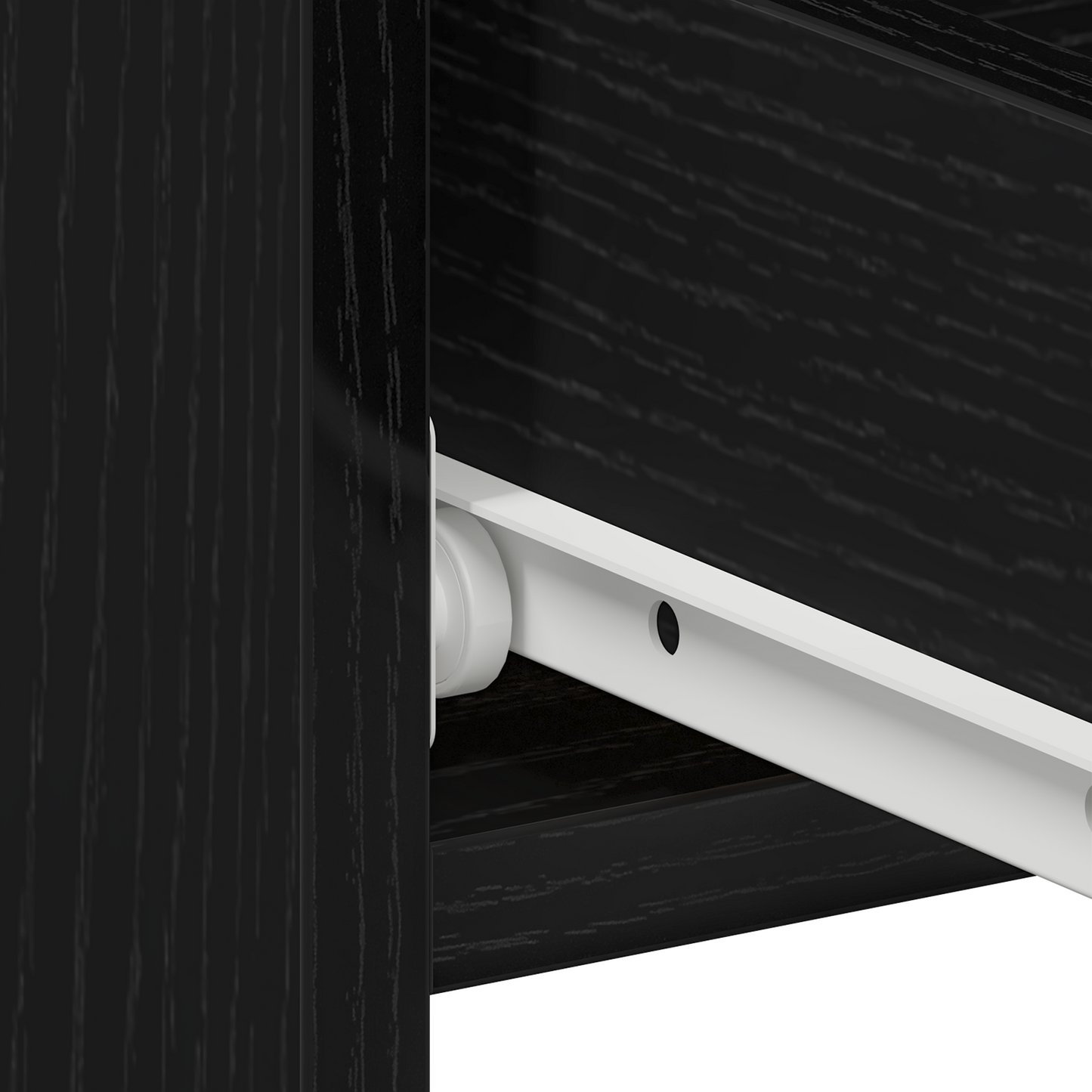 vidaXL Κομοδίνο 2 pcs Μαύρη δρυς 40 x 35 x 62.5 εκ. Επεξεργασμένο ξύλο