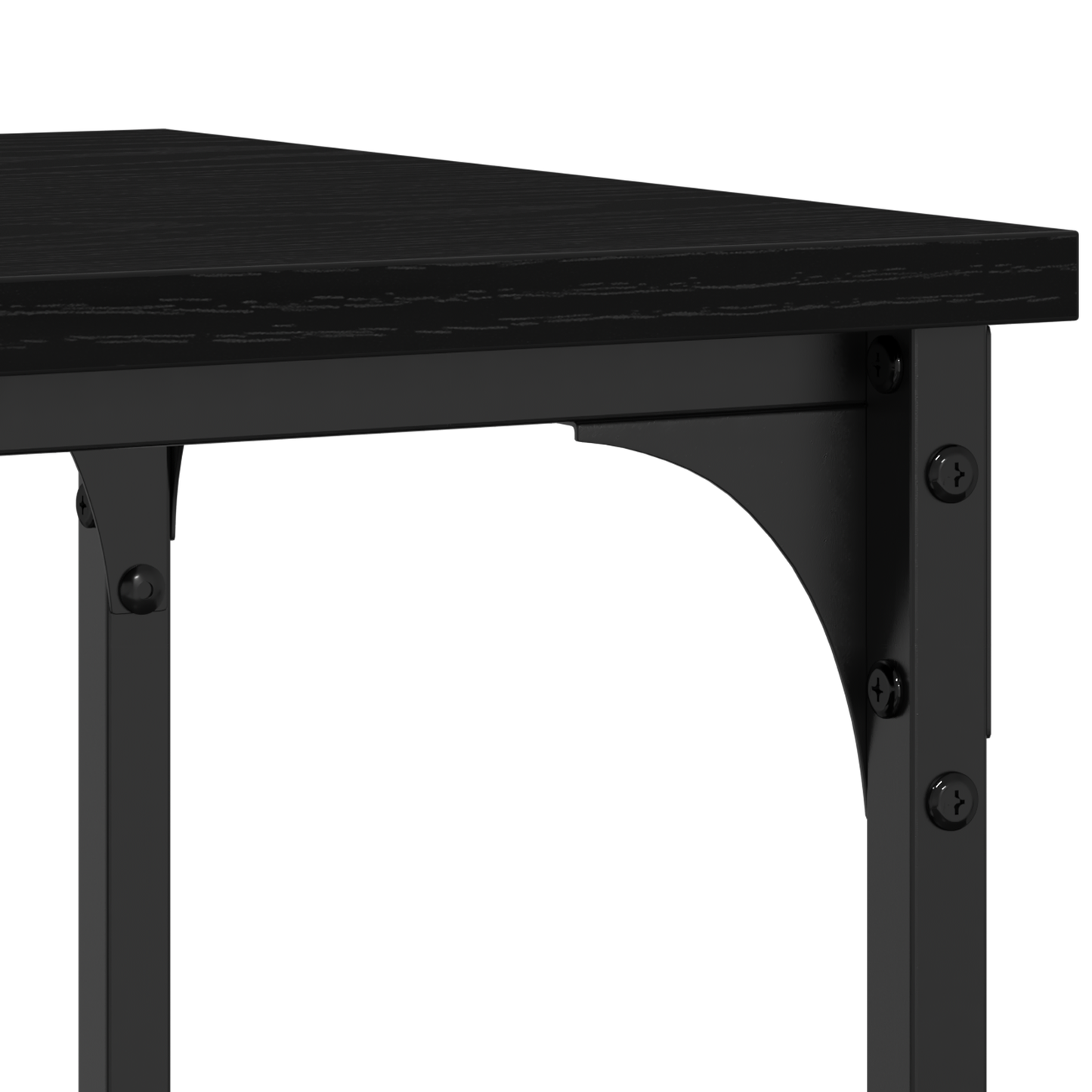 vidaXL Τραπέζι Κονσόλας Μαύρη δρυς 100 x 35 x 75 εκ.