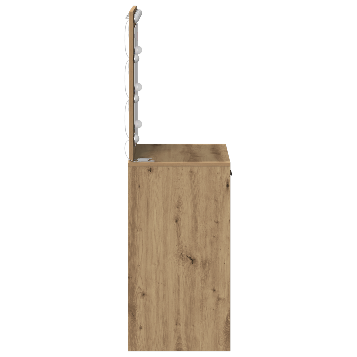 vidaXL Κομοδίνο artisan δρυς 50 x 41 x 135 εκ Επεξεργασμένο ξύλο