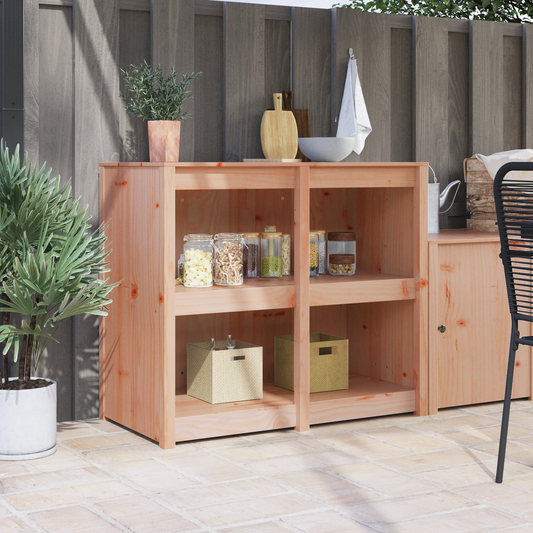vidaXL Ντουλάπα Κουζίνας με ράφι MEPPEL Καφέ δρυς 106 x 55 x 92 cm