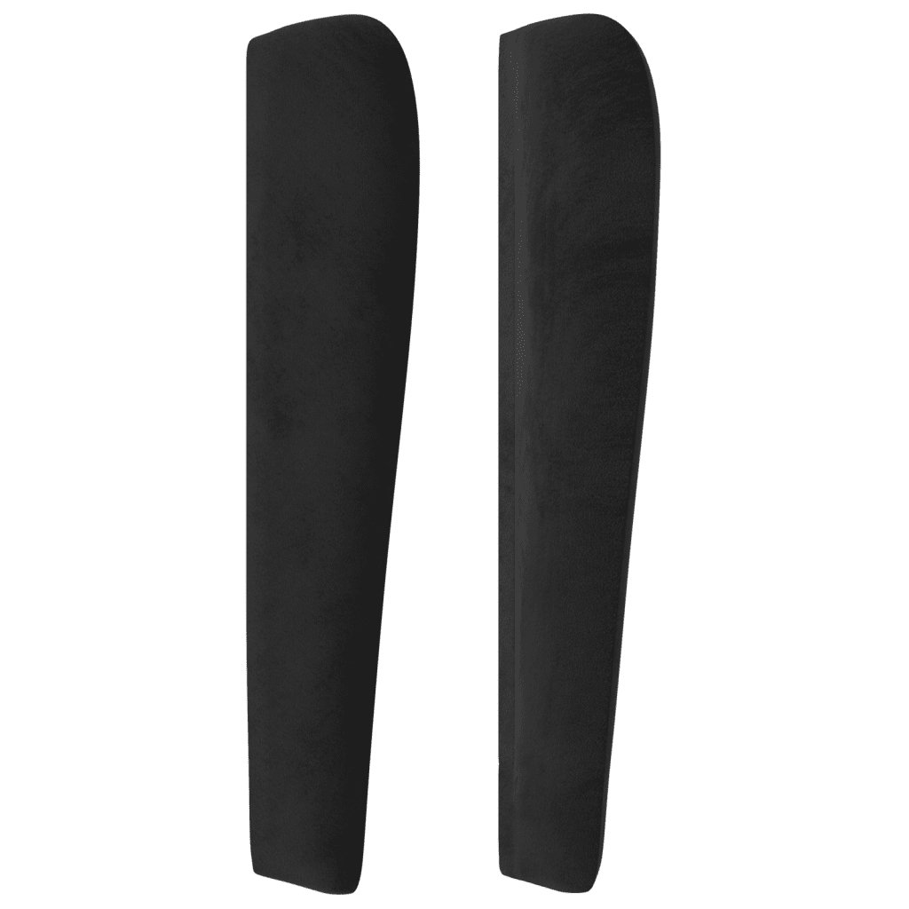 vidaXL Κρεβάτι Boxspring με Στρώμα Μαύρο 100x200 εκ. Βελούδινο