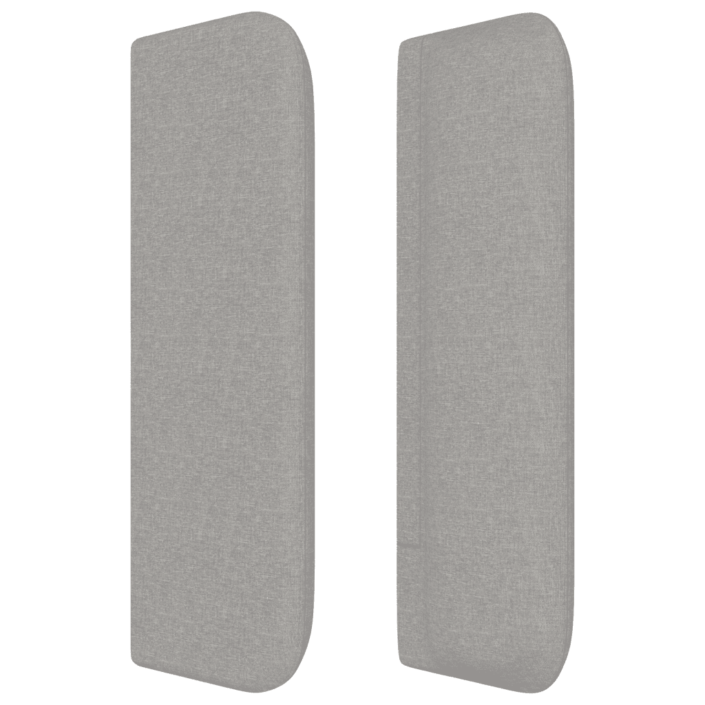vidaXL Κρεβάτι Boxspring με Στρώμα Ανοιχτό Γκρι 80x200 εκ. Υφασμάτινο
