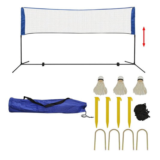 vidaXL Badminton Net Set 300 x 155 cm with Badminton Balls