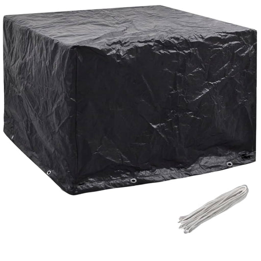 vidaXL Garden Furniture Cover with 8 Rings 122 x 112 x 98 cm.
