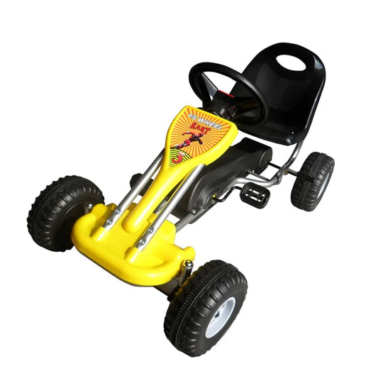 vidaXL Go Kart με Πετάλια Κίτρινο