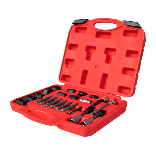 22-piece alternator pulley removal tool set