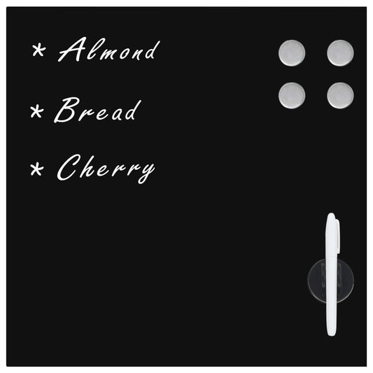 vidaXL Magnetic Wall Board 60 x 60 cm Glass