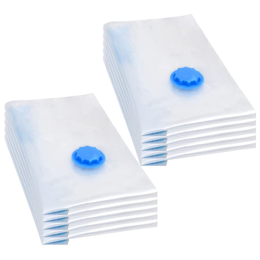 vidaXL Vacuum Clothes Storage Bags 10 Pieces 60 x 40 cm.