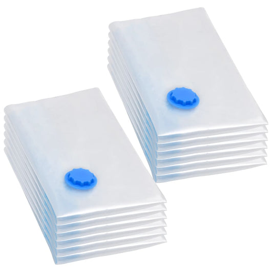 vidaXL Vacuum Clothes Storage Bags 10 Pieces 80 x 60 cm.