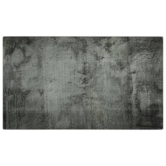 vidaXL Cutting Board 2 pcs. Concrete Design Made of Baked Glass