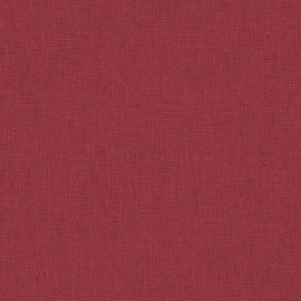 vidaXL Παρκοκρέβατο Βρεφικό Κόκκινο από Λινό Ύφασμα με Στρώμα