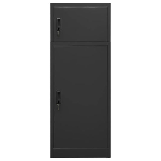 vidaXL Saddle Cabinet Anthracite 53 x 53 x 140 cm Steel