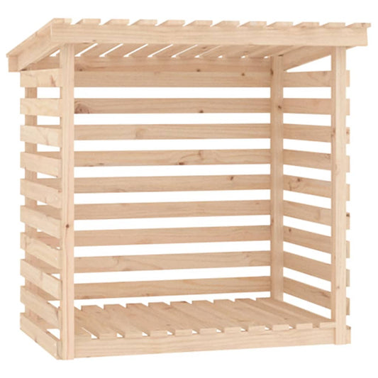 vidaXL Firewood Rack 108 x 73 x 108 cm Solid Pine Wood