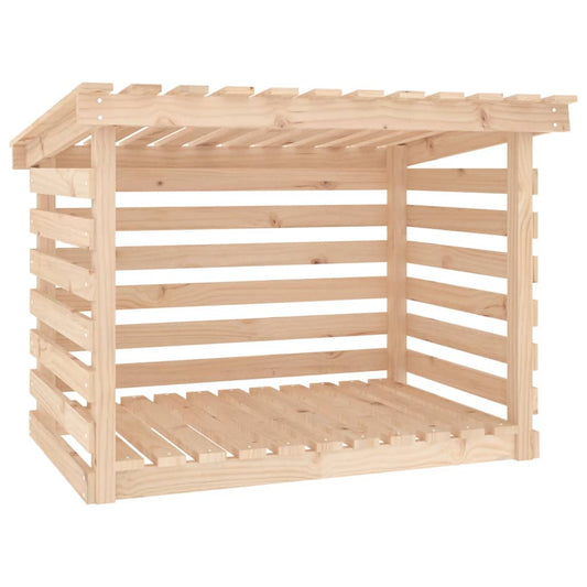 vidaXL Firewood Rack 108 x 73 x 79 cm Solid Pine Wood