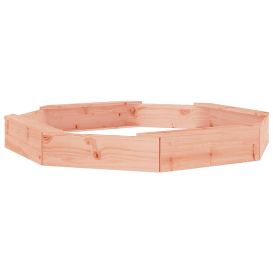 vidaXL Sandbox with Seats Octagonal Solid Plywood